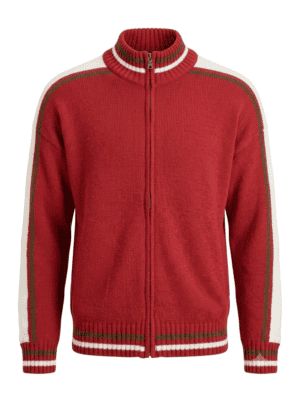 Rafe Cameron Outer Banks S05 2026 Red Varsity-Style Jacket
