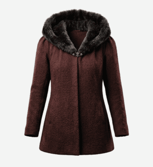 Mirena (Sarah Gadon) Oxblood Red Dracula Untold Hooded Coat