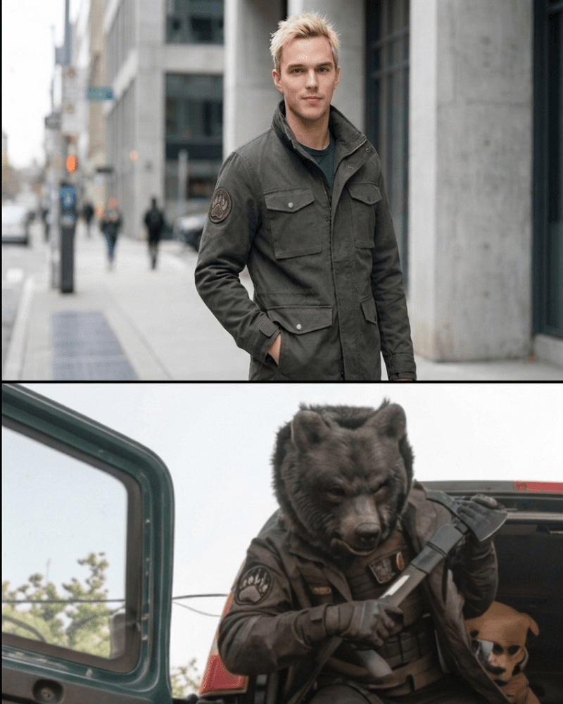 Nickolas Hoult (Ryan) How To Rob A Bank 2026 Cotton Coat - Image 2