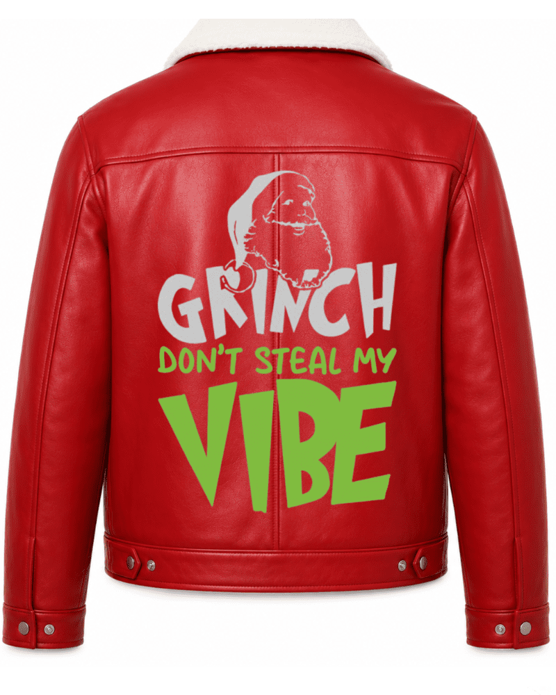 Christmas Party 2026 Gifted Men Red Leather Jacket - Image 2