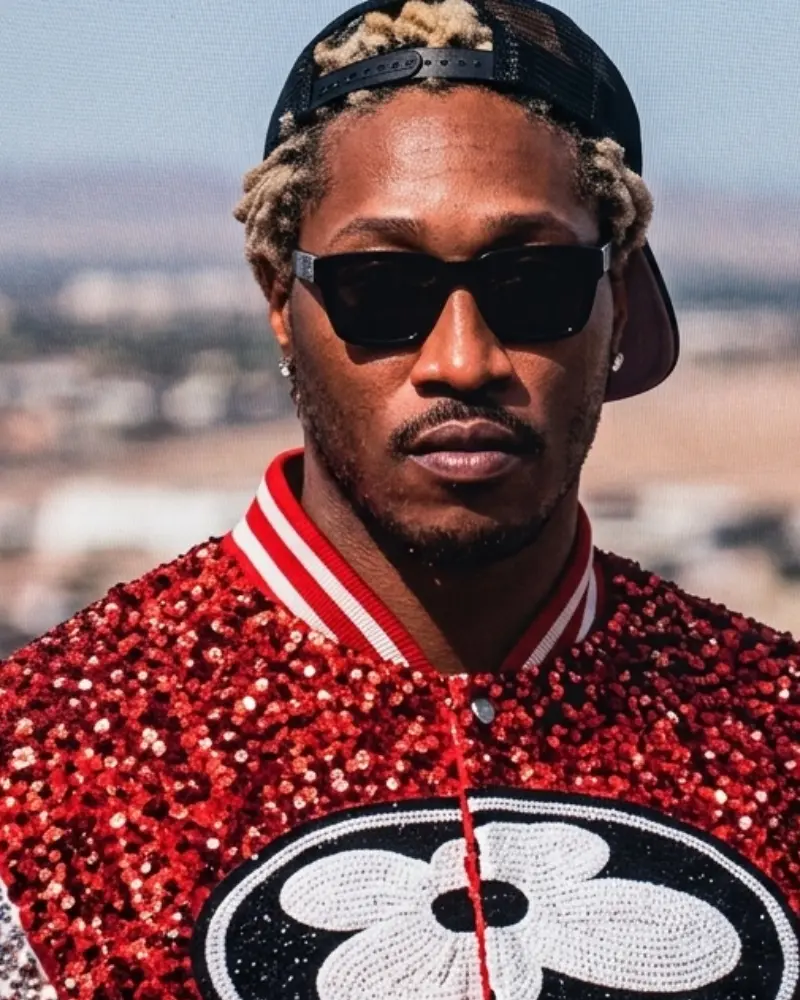 American Rapper Future FIFA 2026 Ceremony Polyester Varsity Jacket - Image 4
