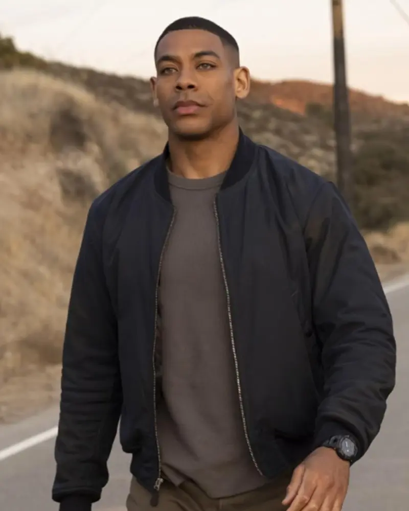 Aaron Pierre (John Stewart) Lanterns 2026 Varsity Style Jacket - Image 2