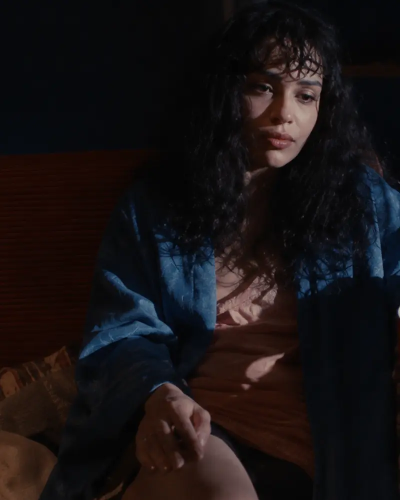 Zoë Kravitz How To Rob A Bank 2026 Satin Coat - Image 3