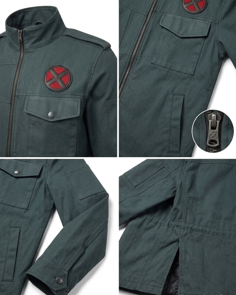 Doomsday 2026 Patrick Stewart (Professor X) Cotton Denim Jacket - Image 4