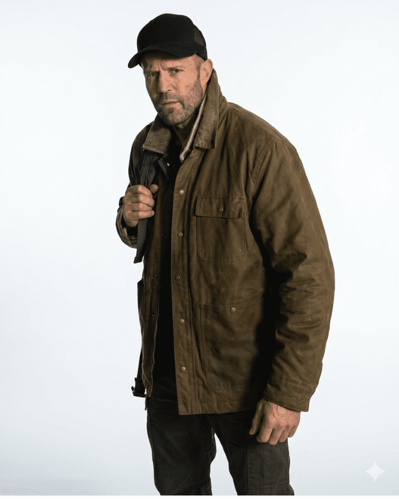 Cole Reed (Jason Statham) Mutiny 2026 Premium Quality Fabric Jacket - Image 2