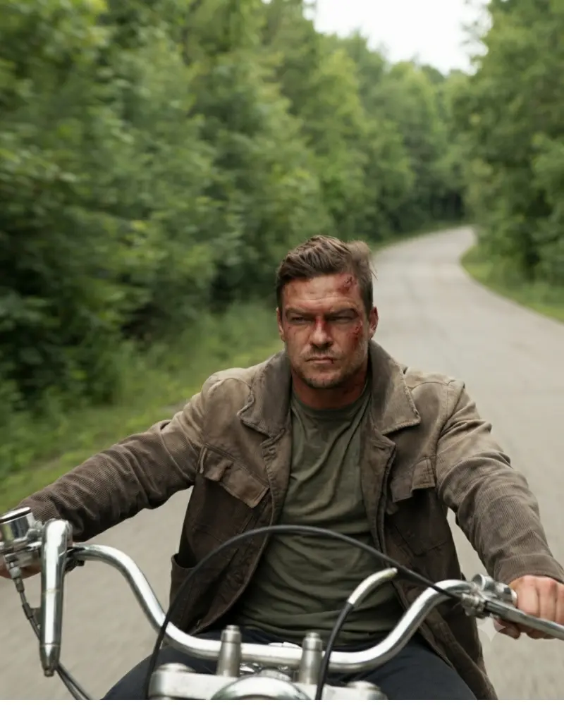 Alan Ritchson (Jack Reacher) Reacher S04 Cotton Canvas Jacket - Image 2