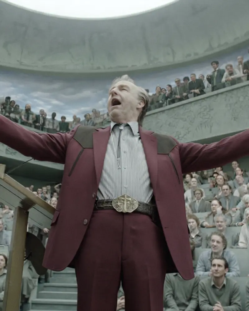 Tom Cruise (Digger Rockwell) Digger 2026 Burgundy Cotton Suit - Image 2