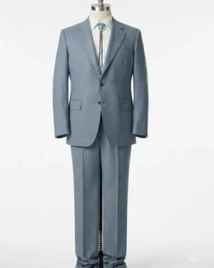 Tom Cruise (Digger Rockwell) Digger 2026 Sky Blue Cotton Suit