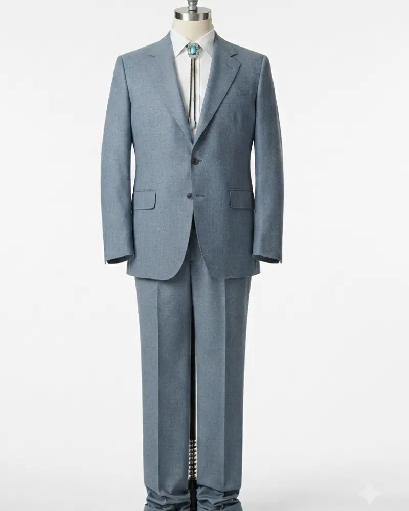 Tom Cruise (Digger Rockwell) Digger 2026 Sky Blue Cotton Suit