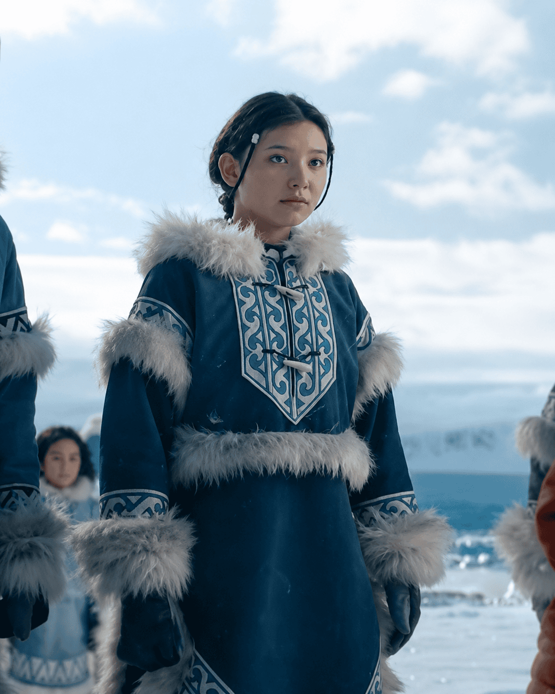 Kiawentiio (Katara) Avatar: The Last Airbender Traditional Parka Coat - Image 5