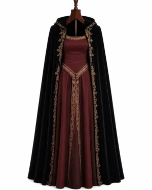 Kathryn Hahn (Mother Gothel) Tangled Live Action 2026 Cloak Dress