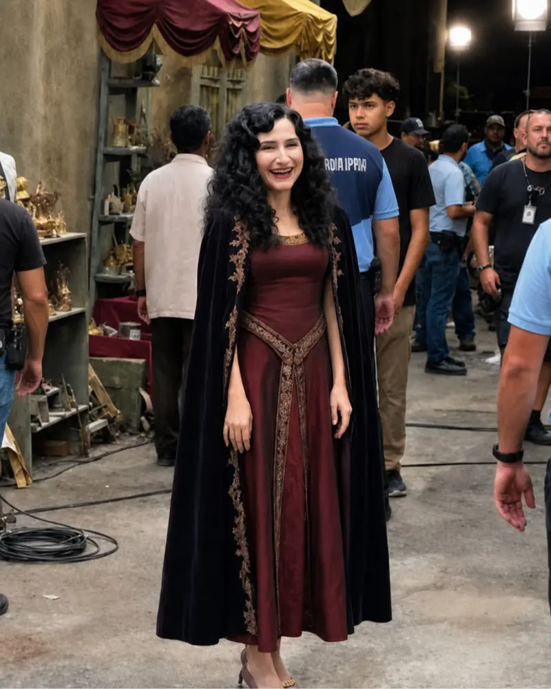 Kathryn Hahn (Mother Gothel) Tangled Live Action 2026 Cloak Dress - Image 2