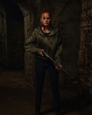 Madelaine Petsch 2026 Movie The Strangers Chapter 3 Madelaine Petsch Hooded Jacket
