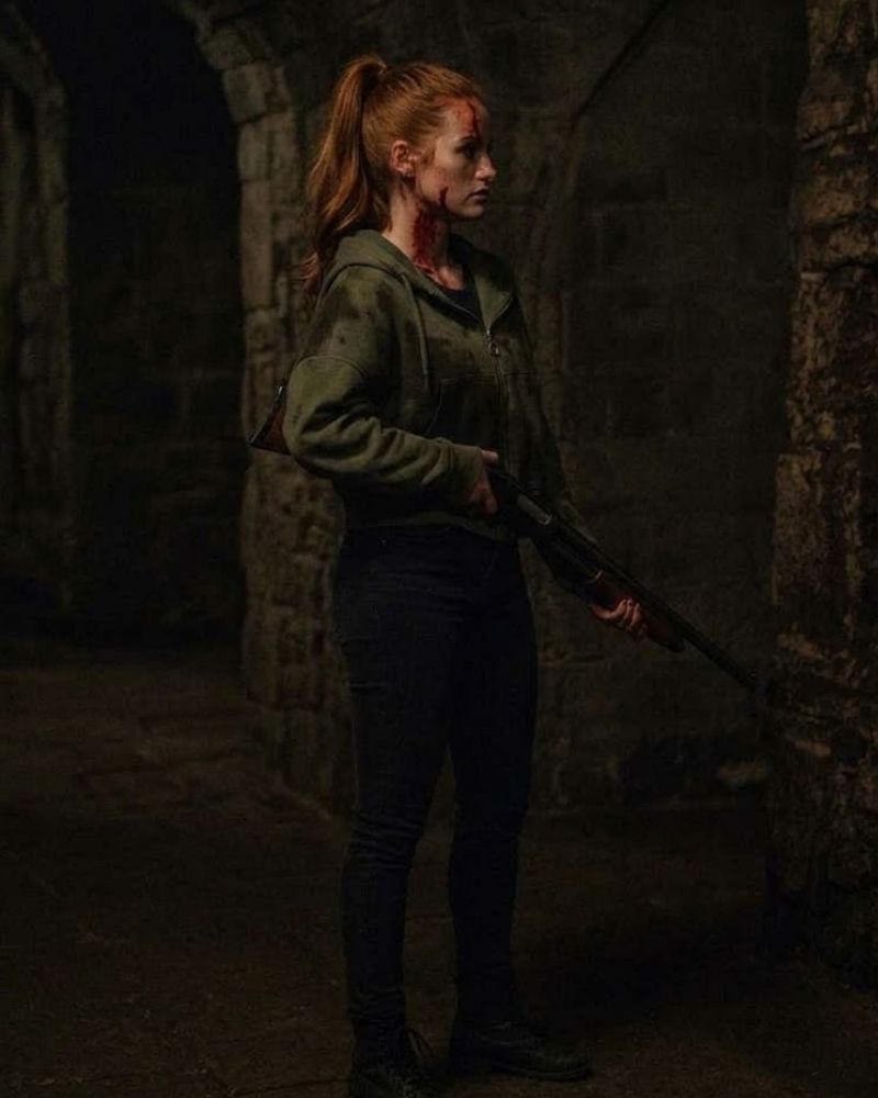 Madelaine Petsch 2026 Movie The Strangers Chapter 3 Madelaine Petsch Hooded Jacket - Image 2