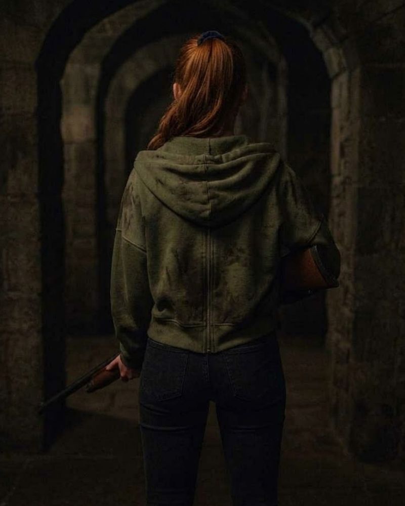 Madelaine Petsch 2026 Movie The Strangers Chapter 3 Madelaine Petsch Hooded Jacket - Image 3