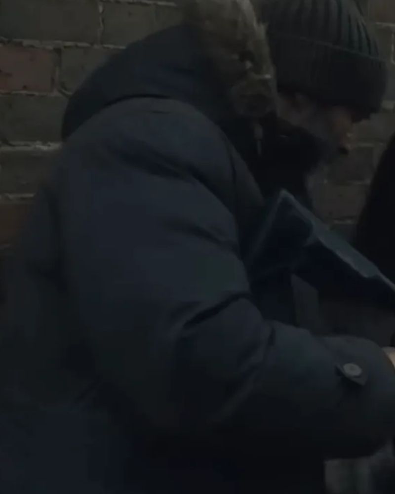 Jason Statham Movie Shelter 2026 Mason Parka Hooded Coat - Image 3