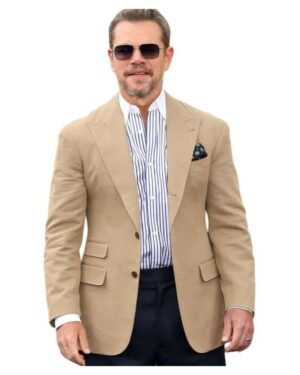 The Odyssey 2026 Movie Event Matt Damon Blazer