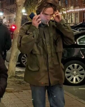 Here Comes the Flood Robert Pattinson Hooded Jacket