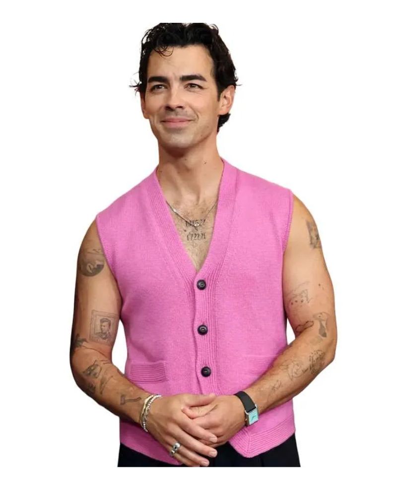 Joe Jonas Camp Rock 3 Pink Vest - Image 3