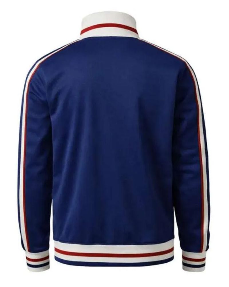 Oscar Shaw Tyrese Gibson Blue Track Jacket - Image 2